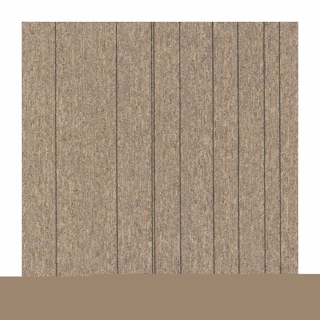 Mohawk Mohawk Basics 24 x 24 Carpet Tile with EnviroStrand PET Fiber in Walnut 96 sq ft per carton EQ301-748